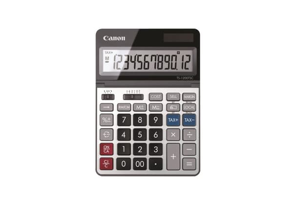 Canon TS-1200TSC, Skrivbord, Grundläggande, 12 siffror, Visa tippning, Batteri, Metallisk