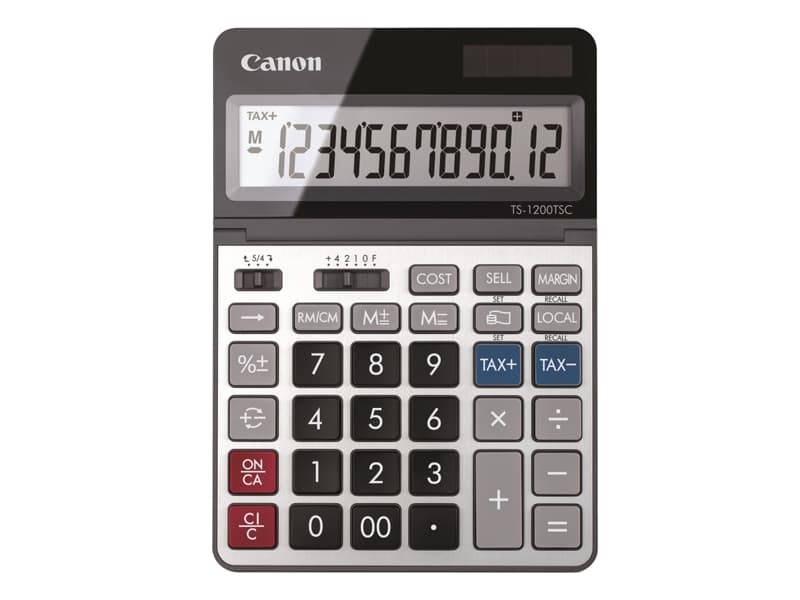 Canon TS-1200TSC miniräknare Skrivbord Grundläggande Metallisk