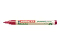 Miniatyrbilde 1 av 5: edding EcoLine 25 - Markør - permanent - for glass, metall, plast - rød - alkoholbasert blekk - 1 mm - fin