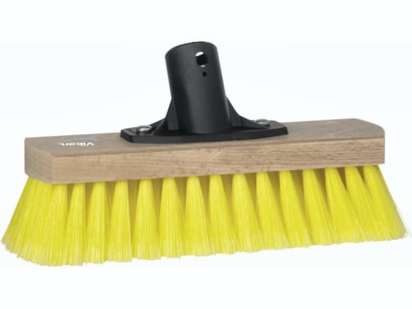 Vikan Lime brush m/socket, 240 mm, Medium, Wood