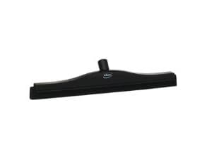 Golvskrapa 40 cm med gummi Svart för vatten/olja