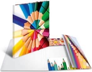 HERMA - 3-flikhållare - för A4 - pencils