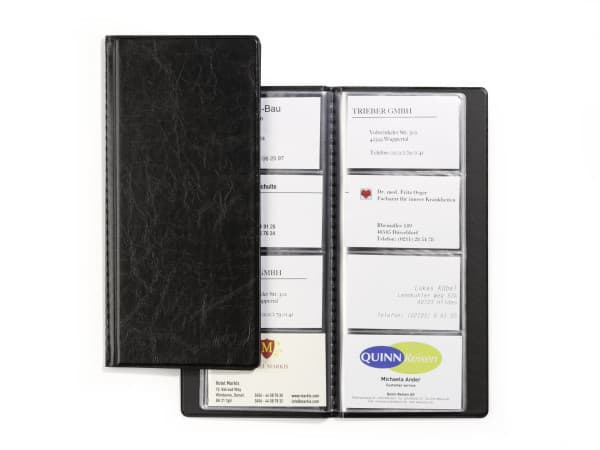 Durable Visfix 96, 96 fickor, Svart, PVC, 96 kort, 253 mm, 115 mm