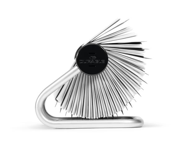 Durable 248123, Sølv, 400 kort, 104 x 72 mm