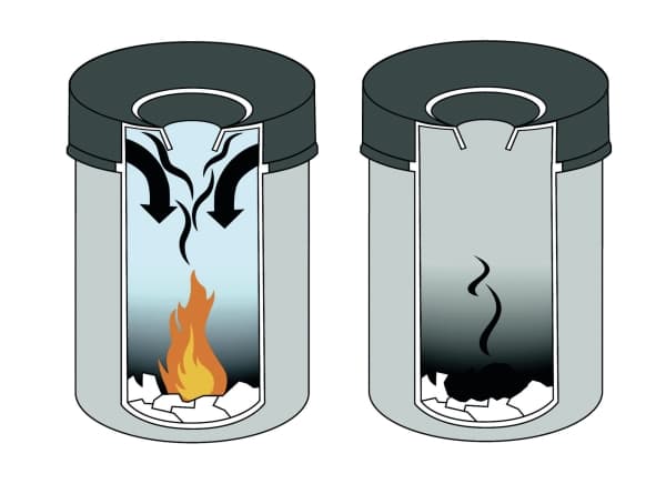 Affaldsspand brandsikker Durable SAFE 60 ltr. grå