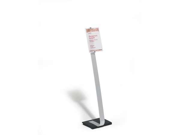 Durable 481823, Informasjonsvisning, A4, Akryl, Sølv, Horisontal/vertikal