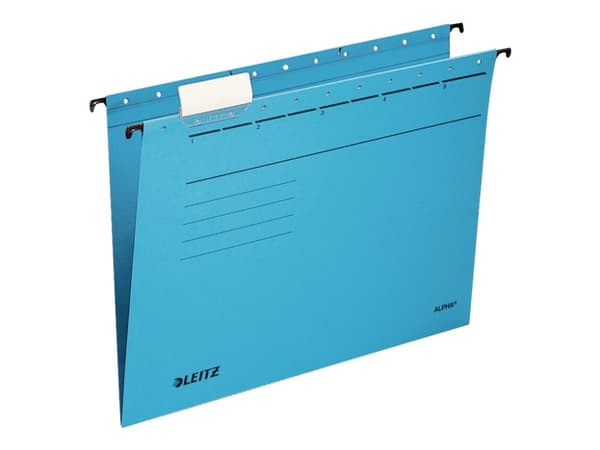 Leitz ALPHA - Hengefil - for A4 - blå