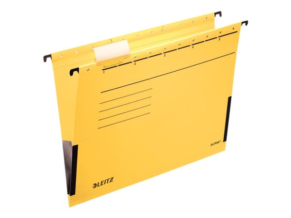 Leitz ALPHA - Hengefil - for A4 - gul