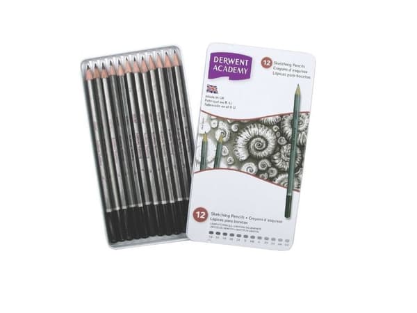 Derwent Academy skissblyertspenna 6B-5H (12 st.)