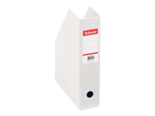 Tidsskriftsamler A4 Esselte Vivida hvid PVC 70mm - (10 stk.)