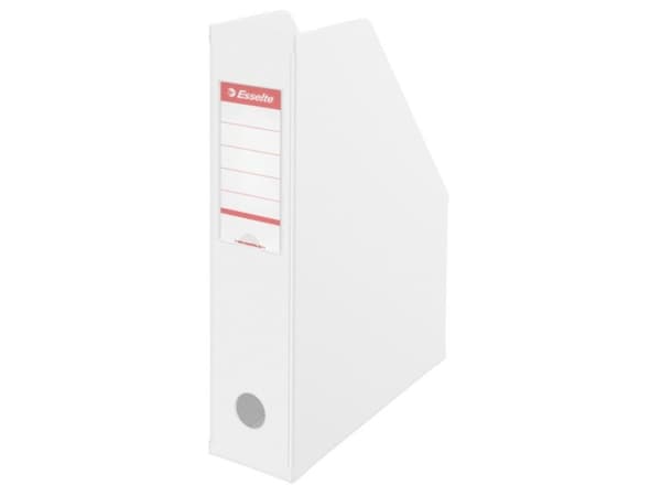 Tidsskriftsamler A4 Esselte Vivida hvid PVC 70mm - (10 stk.)