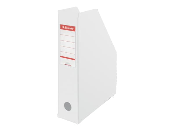 Tidsskriftsamler A4 Esselte Vivida hvid PVC 70mm - (10 stk.)
