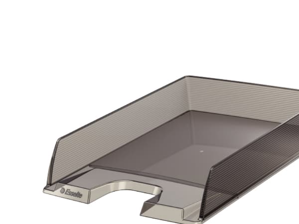 Esselte Europost - Brevbakke - for A4 - kapasitet: 370 ark - transparent trekull