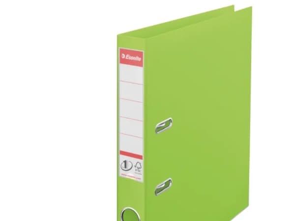 Brevmappar Esselte No.1 PP A4/50mm grön - (10 st.)