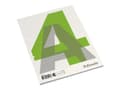 Pikkukuva 1 / 3: Esselte Glued Pad A4, Vihreä, Harmaa, Valkoinen, A4, 100 arkkia, 60 g/m², Viivapaperi