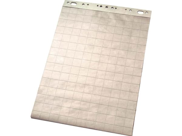 Esselte Standard - Flipdiagramblock - 550 x 750 mm - 50 ark - vitt - fyrkantig - multihålslaget