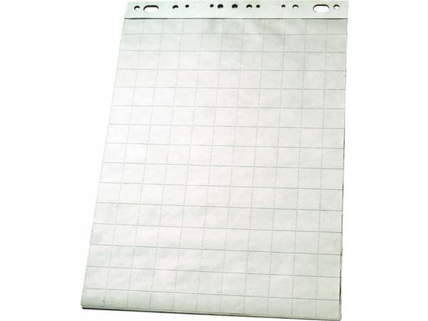 Esselte Standard - Flipdiagramblock - 600 x 850 mm - 50 ark - vitt - fyrkantig - multihålslaget