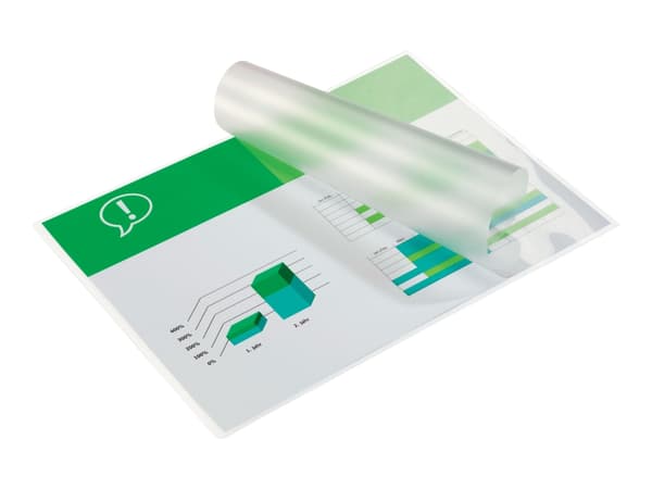 GBC Laminating Pouch - 100-pack - glättat - 111 x 154 mm - 75 g/m² - lamineringsfickor