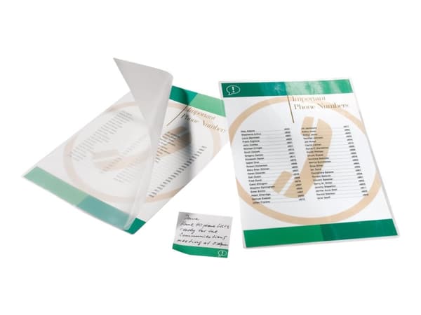 GBC HighSpeed Pouch - 100-pack - blank - blank - lamineringspunger