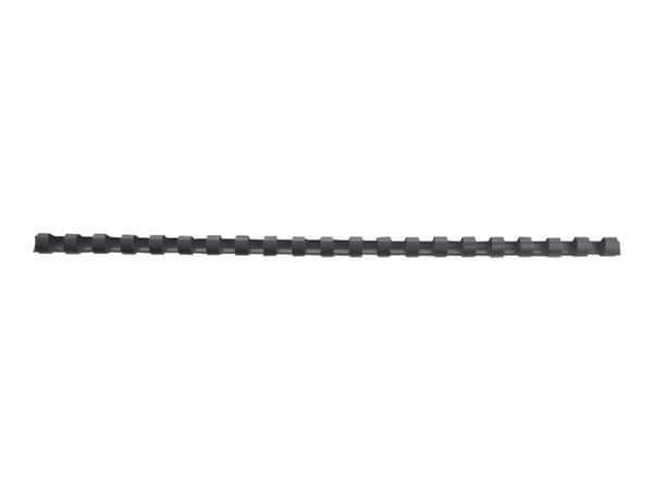 GBC CombBind - 6 mm - 21 ringer - A4 (210 x 297 mm) - 25 ark - svart - 100 stk plastbindekam - for P/N: 2101435, IB271106, IB271717
