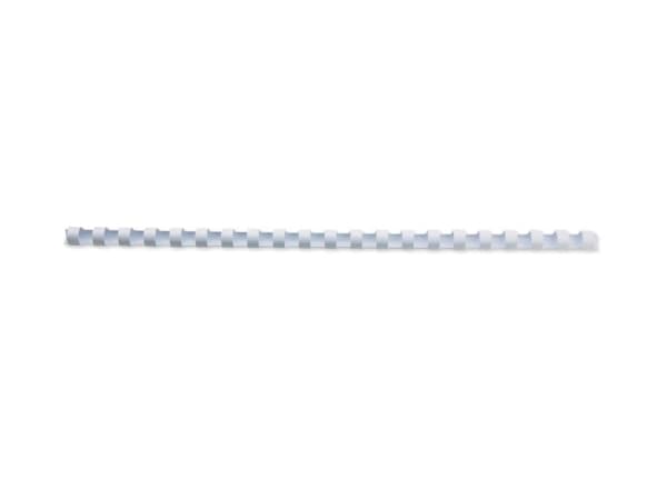 GBC CombBind - 6 mm - 21 ringar - A4 (210 x 297 mm) - 25 ark - vit - 100 stk plastbindningskam - för CombBind ibiMaster 250e