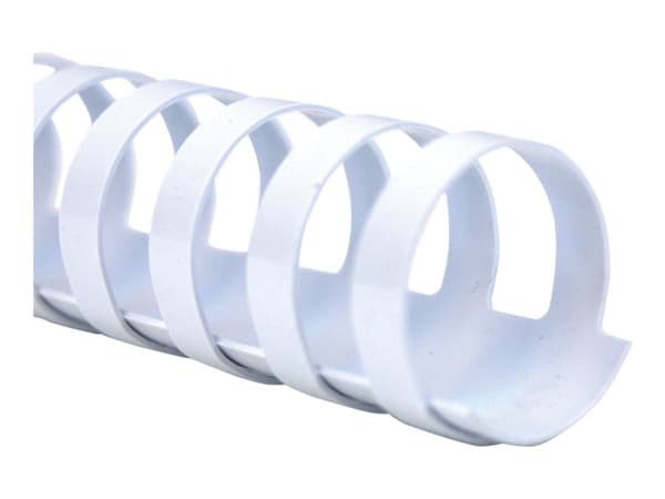 GBC CombBind - 45 mm - 21 ringer - A4 (210 x 297 mm) - 390 ark - hvit - 50 stk plastbindekam - for P/N: 2101435, IB271106, IB271717