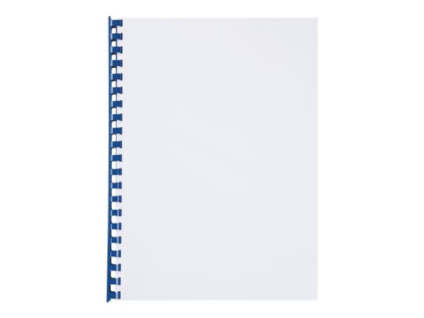 GBC CombBind - 14 mm - 21 ringer - A4 (210 x 297 mm) - 125 ark - blå - 100 stk plastbindekam - for P/N: 2101435, 4400399, IB271106, IB271717