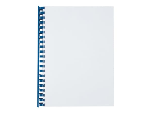 GBC CombBind - 22 mm - 21 ringer - A4 (210 x 297 mm) - 195 ark - blå - 100 stk plastbindekam - for P/N: 2101435, 4400399, IB271106, IB271717
