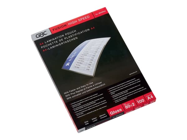 Lamineringslomme GBC A4 High Speed 80 micron (100 stk.)