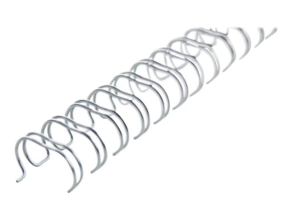 GBC WireBind - 7.9 mm - 34 ringar - A4 (210 x 297 mm) - 70 ark - vit - 100 stk pärmspiral - för Rexel WB606