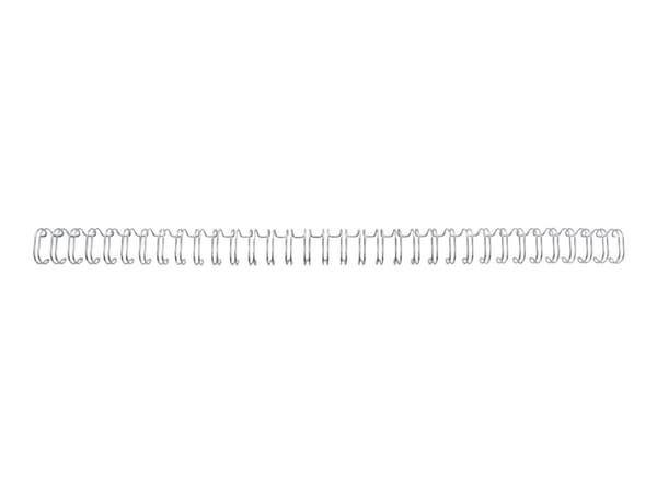 GBC WireBind - 7.9 mm - 34 ringer - A4 (210 x 297 mm) - 70 ark - sølv - 100 stk innbindingsspiral - for Rexel WB606