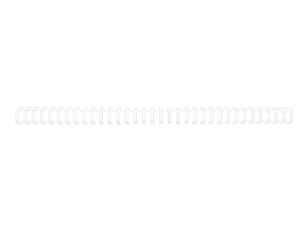 GBC WireBind - 11 mm - 34 ringer - A4 (210 x 297 mm) - 100 ark - hvit - 100 stk innbindingsspiral - for Rexel WB606