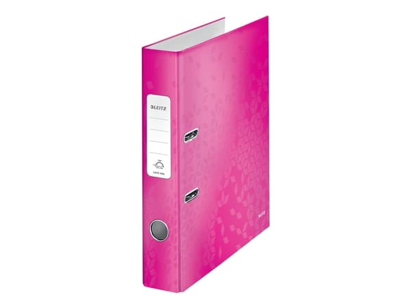 Leitz 180° WOW, A4, Pahvi, Vaaleanpunainen, 350 arkkia, 80 g/m², 5 cm
