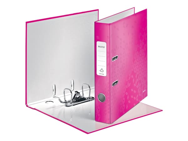 Leitz 180° WOW, A4, Pahvi, Vaaleanpunainen, 350 arkkia, 80 g/m², 5 cm