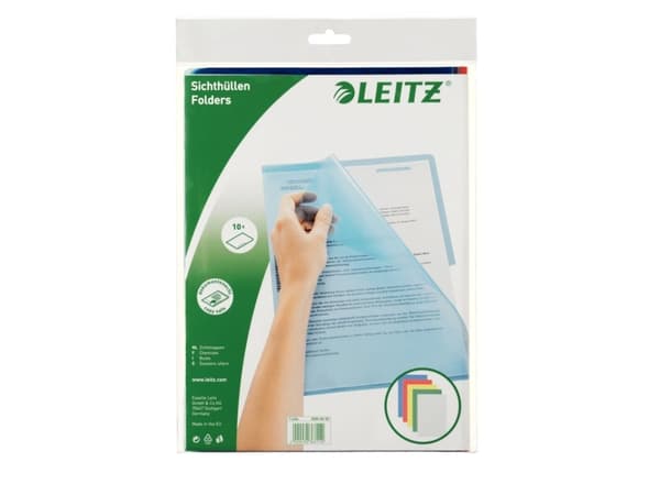 Leitz Standard - L-formet mappe - for A4 - assorterte farger (en pakke 10)