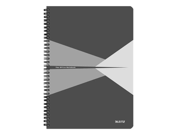 Leitz 44950085, Kuvio, Harmaa, Valkoinen, A4, 90 arkkia, 90 g/m², Kovakantinen
