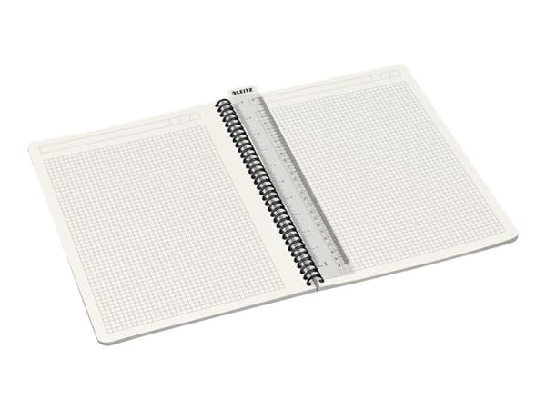 Leitz 44950085, Kuvio, Harmaa, Valkoinen, A4, 90 arkkia, 90 g/m², Kovakantinen