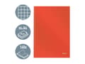 Miniatyrbilde 4 av 5: Leitz Solid - Notisbok - A4 (210 x 297 mm) - 80 ark / 160 sider - rutet - lys rød - plast