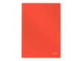 Miniatyrbilde 1 av 5: Leitz Solid - Notisbok - A4 (210 x 297 mm) - 80 ark / 160 sider - rutet - lys rød - plast