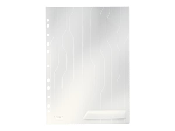 Leitz CombiFile - L-formet mappe - for A4 - kapasitet: 40 ark - blank (en pakke 5) - for P/N: 10470037, 10470045, 45630025, 45630037, 45630045, 46080