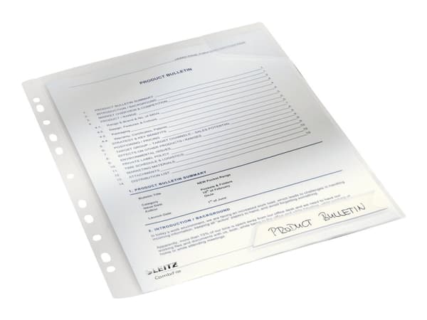 Leitz CombiFile - L-formet mappe - for A4 - kapasitet: 40 ark - krystallklar