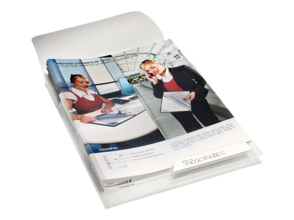 Leitz CombiFile, A4, Polypropeeni (PP), Läpinäkyvä, 223 mm, 313 mm
