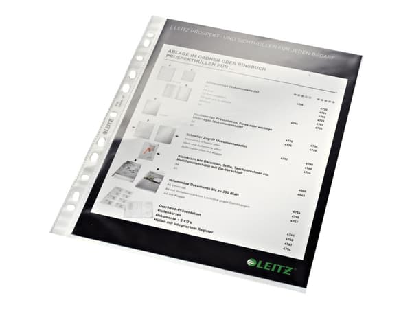 Leitz Standard - Arkbeskytter - for A4 (210 x 297 mm), 220 x 300 mm - krystallklar (en pakke 100) - for P/N: 10105001, 10105015, 10105045, 10105085,
