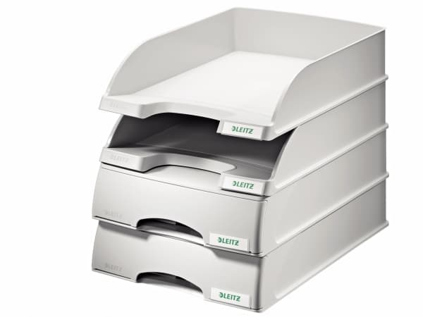 Leitz Plus - Brevfack - för A4 - grå