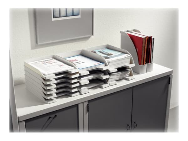 Leitz Plus Standard - Brevbakke - for A4 - grå