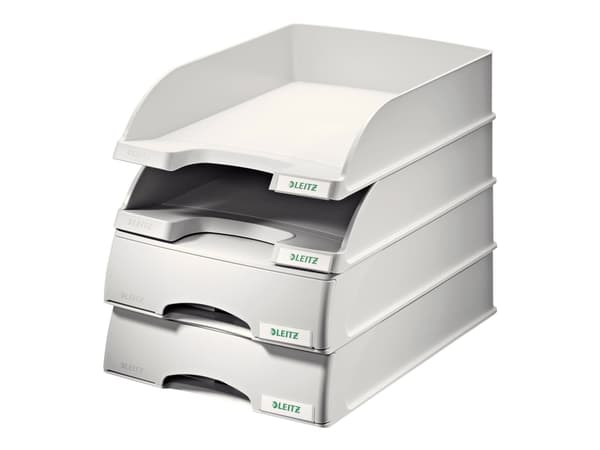 Leitz Plus Standard - Brevbakke - for A4 - grå