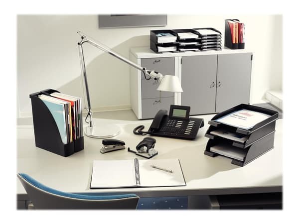Brevbakke Leitz Plus standard A4 60 mm sort - (10 stk.)