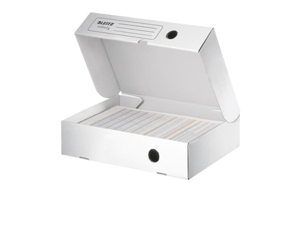 Leitz Infinity - Boksfil - bokryggbredde: 80 mm - for A4 - hvit