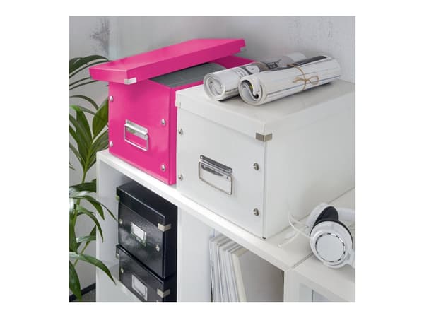 Leitz Click & Store Cube Large - Lagerboks - rosa
