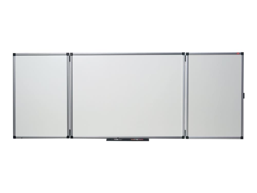 Nobo - Whiteboard-tavla - väggmonterbar - 4000 x 1200 mm - 3-dels upphängd - emalj - magnetisk - dubbelsidig